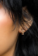 Load image into Gallery viewer, Flo Hoops 18K Gold Plated
