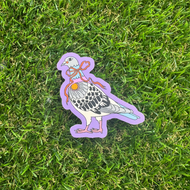Silly Pigeon Sticker - Tigertree