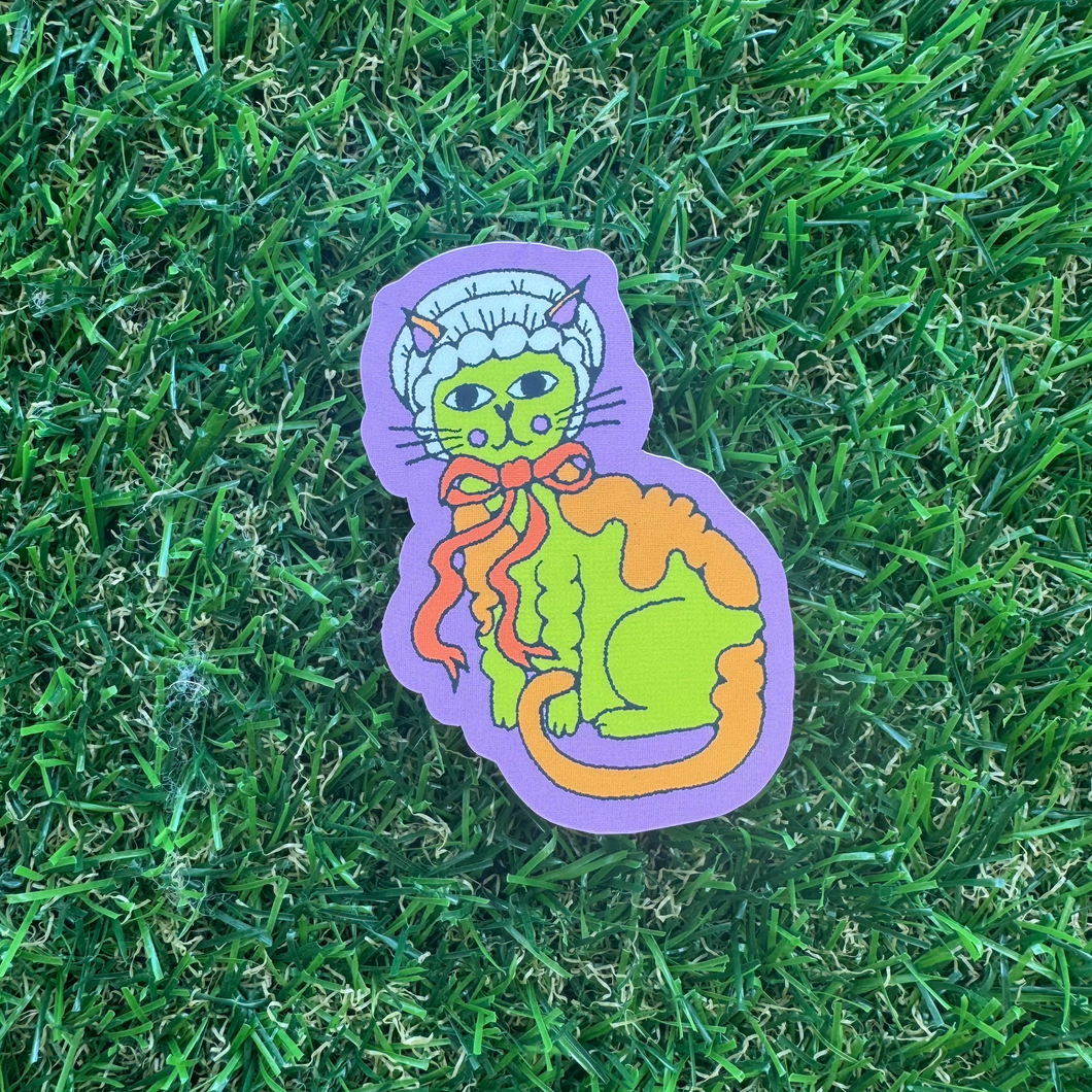 Silly Cat Sticker - Tigertree