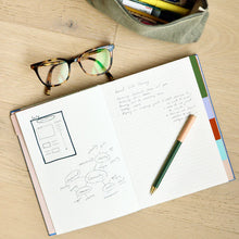 Load image into Gallery viewer, Divider Notebook with Ruler - Tigertree
