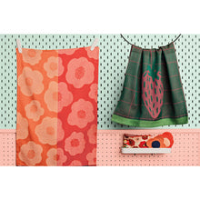 Load image into Gallery viewer, Jacquard Poppy Tea Towel - Tigertree
