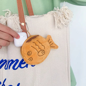 Taiyaki Fish Zipper Keychain Pouch