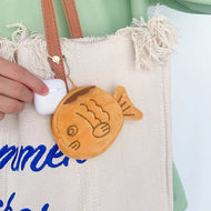 Taiyaki Fish Zipper Keychain Pouch - Tigertree