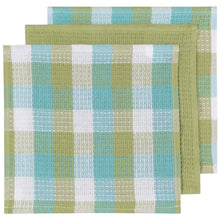 Load image into Gallery viewer, Leaf Check Dishcloth S/3 - Tigertree
