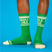 Load image into Gallery viewer, Middle Child Gym Crew Socks - Tigertree
