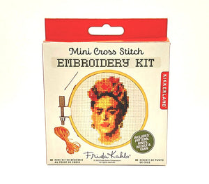 Frida Mini Cross Stitch Embroidery Kit