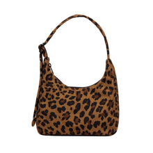 Load image into Gallery viewer, Mini Nylon Shoulder Bag - Leopard
