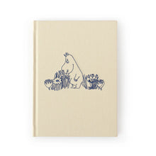 Load image into Gallery viewer, Moomintroll Garden Embroidered Journal - Tigertree
