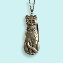 Load image into Gallery viewer, Cat Knife Pendant Necklace - Tigertree
