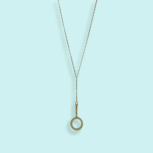 Long Y-Drop Magnifying Necklace