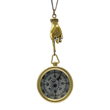 Load image into Gallery viewer, Guiding Hand Compass Necklace
