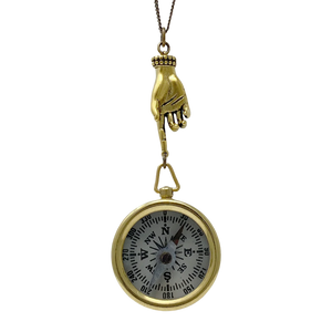 Guiding Hand Compass Necklace