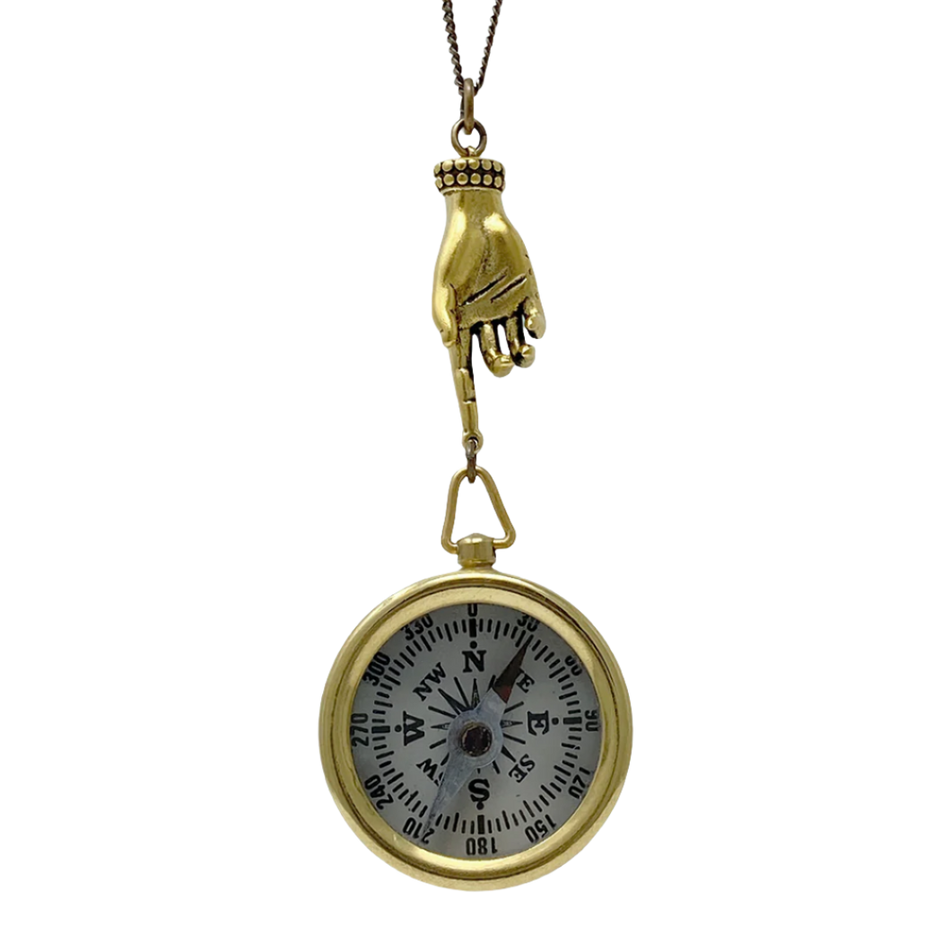 Guiding Hand Compass Necklace