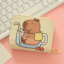 Load image into Gallery viewer, Capybara Zipper Wallet
