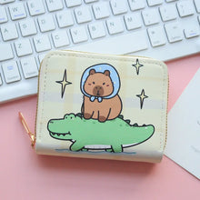 Load image into Gallery viewer, Capybara Zipper Wallet
