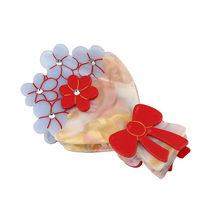 Bouquet Hair Clip Blue - Tigertree