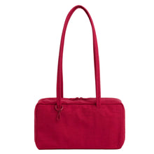 Load image into Gallery viewer, Nylon Bowler Bag - Cherry
