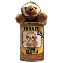 Load image into Gallery viewer, OIive the Canned Baby Sloth - Tigertree
