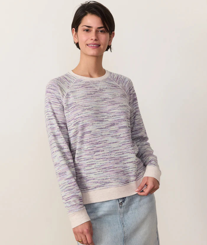 Space Dye Reversible Raglan - Indigo Space Dye - Tigertree