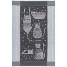 Load image into Gallery viewer, Purr Party Jacquard Tea Towel - Tigertree
