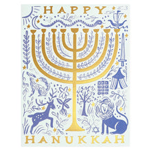 Load image into Gallery viewer, Twelve Tribes Menorah Card
