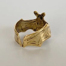 Load image into Gallery viewer, Gold Bat Ring - Tigertree
