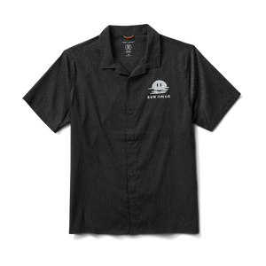 Bless Up Trail Button Up Shirt- Black