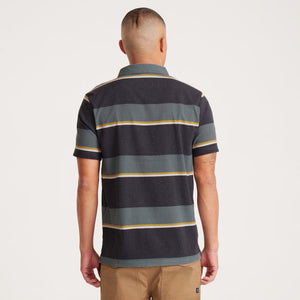 Bless Up Polo - Forest Stripe