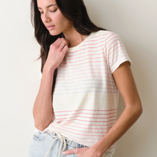 Load image into Gallery viewer, Swing Crew Tee - Rainbow Stripe
