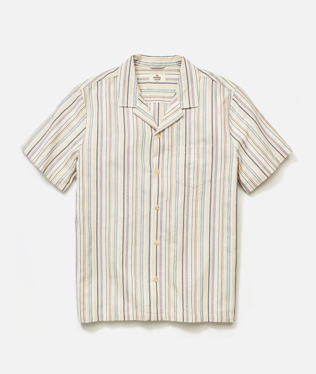 Dobby Resort Shirt - Withered Rose