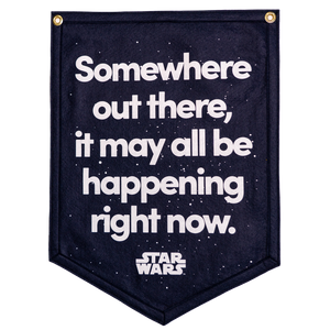 Star Wars Somewhere Out There Camp Flag