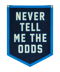 Star Wars Never Tell Me Camp Flag