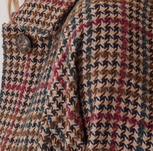 Load image into Gallery viewer, Hayes Houndstooth Trench Coat - Herringbone
