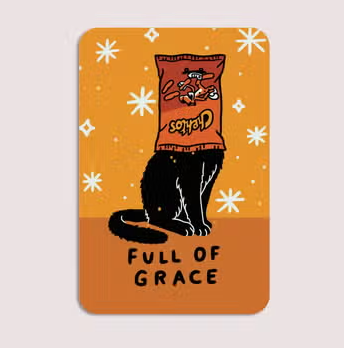 Full of Grace Vinyl Sticker - Tigertree