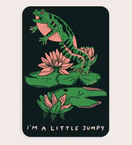 Jumpy Frog Sticker - Tigertree