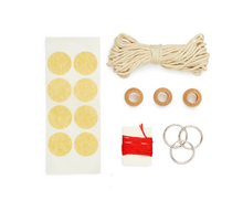 Load image into Gallery viewer, Crafters Macrame Keychain Kit - Tigertree

