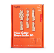 Load image into Gallery viewer, Crafters Macrame Keychain Kit - Tigertree
