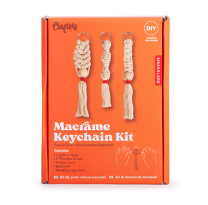 Crafters Macrame Keychain Kit - Tigertree