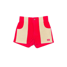 Load image into Gallery viewer, Tara Two Tone Short - Red &amp; Sand - Tigertree
