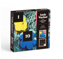 Load image into Gallery viewer, Warhol Flowers Sliding Puzzle - Tigertree
