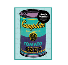 Load image into Gallery viewer, Warhol Soup Can Puzzle Card - Tigertree
