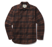 Load image into Gallery viewer, Scarboro Heritage Heavy Flannel- Dark Chocolate
