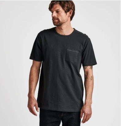 Well Worn Midweight Organic Short Sleeve Tee -  Charcoal