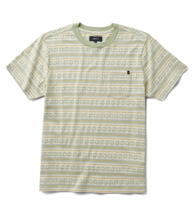 Journey Jacquard Short Sleeve Tee - Seafoam