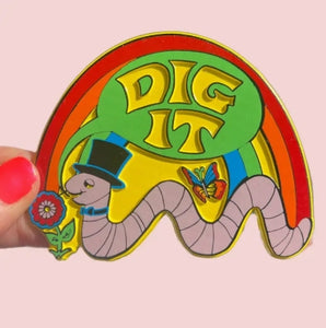 Dig It Rubber Magnet - Tigertree