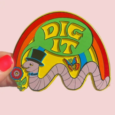 Dig It Rubber Magnet - Tigertree