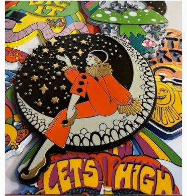 Pierrot Clown On the Moon Magnet - Tigertree