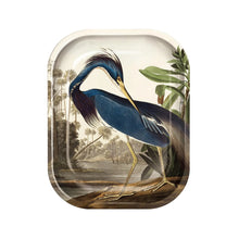 Load image into Gallery viewer, Small Metal Vintage Audubon Louisiana Heron Trinket Tray - Tigertree
