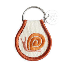 Load image into Gallery viewer, Snail Patch Keychain - Tigertree

