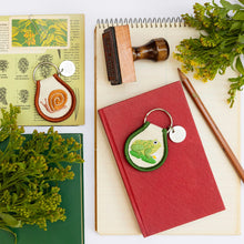 Load image into Gallery viewer, Snail Patch Keychain - Tigertree
